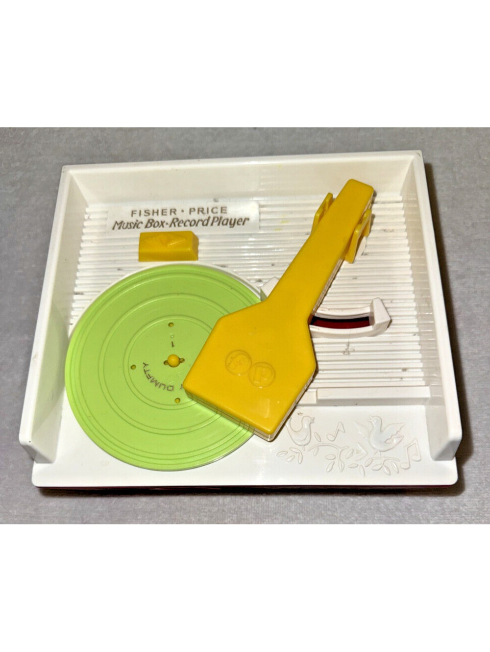 Fisher Price Music Box Record Player Toy Works 1 Record Vintage Style